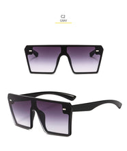 Load image into Gallery viewer, Square Sunglasses Men Women 2023 Brand Designer Mirror Silver Black Blue Sun Glasses For Male Luxulry Eyewear UV400