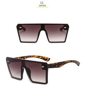 Square Sunglasses Men Women 2023 Brand Designer Mirror Silver Black Blue Sun Glasses For Male Luxulry Eyewear UV400