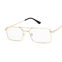 Carica l&#39;immagine nel visualizzatore di Gallery, Square Sunglasses Women Double Bridge Design Sun Glasses Women Metal Small Frame Colorful Oculos De Sol