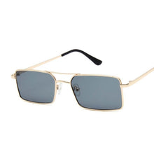 Carica l&#39;immagine nel visualizzatore di Gallery, Square Sunglasses Women Double Bridge Design Sun Glasses Women Metal Small Frame Colorful Oculos De Sol