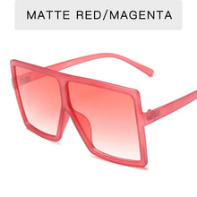 Load image into Gallery viewer, New Square Sunglasses Women Sun Glasses Female Eyewear Eyeglasses Plastic Frame Clear Lens UV400 Shade Fashion Driving