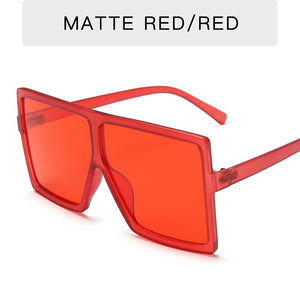 New Square Sunglasses Women Sun Glasses Female Eyewear Eyeglasses Plastic Frame Clear Lens UV400 Shade Fashion Driving