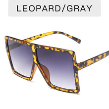 Load image into Gallery viewer, New Square Sunglasses Women Sun Glasses Female Eyewear Eyeglasses Plastic Frame Clear Lens UV400 Shade Fashion Driving