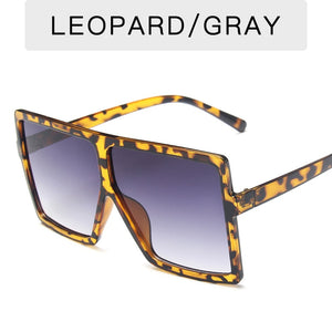 New Square Sunglasses Women Sun Glasses Female Eyewear Eyeglasses Plastic Frame Clear Lens UV400 Shade Fashion Driving