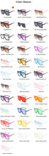 Load image into Gallery viewer, New Square Sunglasses Women Sun Glasses Female Eyewear Eyeglasses Plastic Frame Clear Lens UV400 Shade Fashion Driving