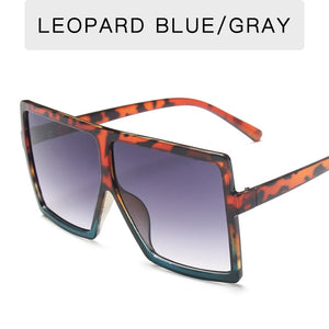 New Square Sunglasses Women Sun Glasses Female Eyewear Eyeglasses Plastic Frame Clear Lens UV400 Shade Fashion Driving