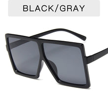 Load image into Gallery viewer, New Square Sunglasses Women Sun Glasses Female Eyewear Eyeglasses Plastic Frame Clear Lens UV400 Shade Fashion Driving