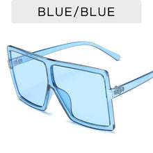 Load image into Gallery viewer, New Square Sunglasses Women Sun Glasses Female Eyewear Eyeglasses Plastic Frame Clear Lens UV400 Shade Fashion Driving