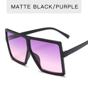 New Square Sunglasses Women Sun Glasses Female Eyewear Eyeglasses Plastic Frame Clear Lens UV400 Shade Fashion Driving