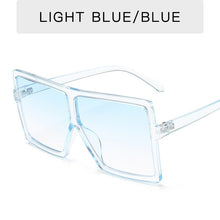 Load image into Gallery viewer, New Square Sunglasses Women Sun Glasses Female Eyewear Eyeglasses Plastic Frame Clear Lens UV400 Shade Fashion Driving