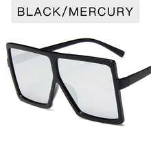 Load image into Gallery viewer, New Square Sunglasses Women Sun Glasses Female Eyewear Eyeglasses Plastic Frame Clear Lens UV400 Shade Fashion Driving