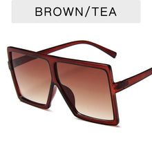 Load image into Gallery viewer, New Square Sunglasses Women Sun Glasses Female Eyewear Eyeglasses Plastic Frame Clear Lens UV400 Shade Fashion Driving