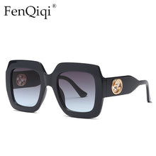 Load image into Gallery viewer, Staylish Plastic Oversized Square Sun Glasses Women 2023 Brand Designer Sunglasses Oculos De Sol Feminino