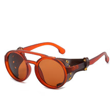 Load image into Gallery viewer, Steampunk Sunglasses Brand Design Round Sunglass Men Women Vintage Punk Sun glasses UV400 Shades Eyewear Oculos de sol