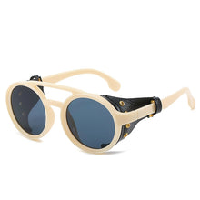 Load image into Gallery viewer, Steampunk Sunglasses Brand Design Round Sunglass Men Women Vintage Punk Sun glasses UV400 Shades Eyewear Oculos de sol