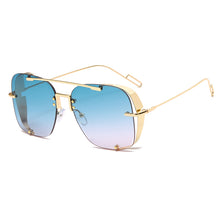 Load image into Gallery viewer, Steampunk Sunglasses Brand Design Women Men Vintage Metal Punk Sun Glasses UV400 Shades  Eyewear Oculos Gafas de sol