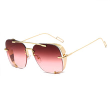 Load image into Gallery viewer, Steampunk Sunglasses Brand Design Women Men Vintage Metal Punk Sun Glasses UV400 Shades  Eyewear Oculos Gafas de sol