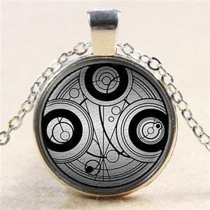 Nuovo film Steampunk fatto a mano nel Regno Unito Dr Doctor Who Bomb collana in bronzo vetro argento gioielli con ciondolo uomo donna regalo HZ1 