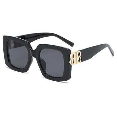 Style Classic Retro Sunglasses Women Oversize Square Men Frame Hollow out Sun Glasses Ladies Lens Sunglasses Oculos UV400