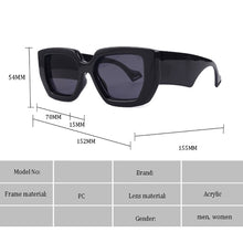 Load image into Gallery viewer, Style Design Wide Leg  Shade Sunglasses JDA3230