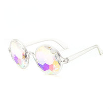 Load image into Gallery viewer, Style Glasses Rave Men Round Kaleidoscope Sunglasses Women Party Psychedelic Prism Diffracted Lens EDM Sunglasses Female