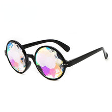Load image into Gallery viewer, Style Glasses Rave Men Round Kaleidoscope Sunglasses Women Party Psychedelic Prism Diffracted Lens EDM Sunglasses Female