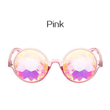 Load image into Gallery viewer, Style Glasses Rave Men Round Kaleidoscope Sunglasses Women Party Psychedelic Prism Diffracted Lens EDM Sunglasses Female