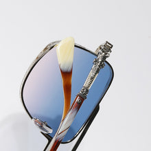 Load image into Gallery viewer, Style  Titanium Large Oversize Frame Vintage Sunglasses Men's Square Women's Retro Glass