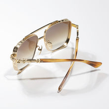 Load image into Gallery viewer, Style  Titanium Large Oversize Frame Vintage Sunglasses Men's Square Women's Retro Glass