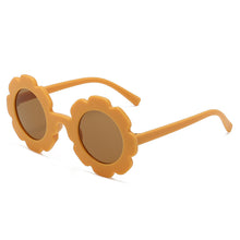Load image into Gallery viewer, Sun Flower Round Cute kids sunglasses UV400 for Boy girls toddler Lovely baby sun glasses Children Oculos de sol