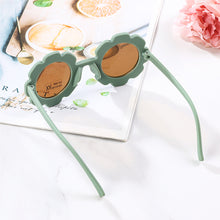 Load image into Gallery viewer, Sun Flower Round Cute kids sunglasses UV400 for Boy girls toddler Lovely baby sun glasses Children Oculos de sol
