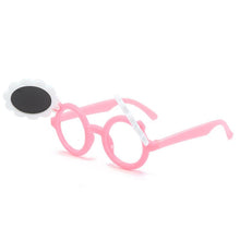 Load image into Gallery viewer, Sunflower Cartoon Children Sunglasses Cute Baby Cartoon Flip Kids Sunglasses Glasses Frame