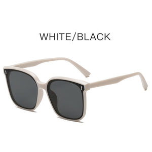 Sunglasses Brand Design Sunglasses Korean Men Women Thin Glasses  Driving Metal Accessories Style Of Star UV400