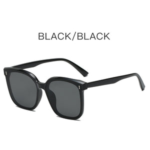 Sunglasses Brand Design Sunglasses Korean Men Women Thin Glasses  Driving Metal Accessories Style Of Star UV400