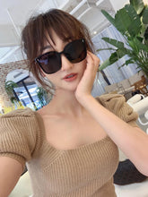 Carica l&#39;immagine nel visualizzatore di Gallery, Sunglasses Brand Design Sunglasses Korean Men Women Thin Glasses  Driving Metal Accessories Style Of Star UV400