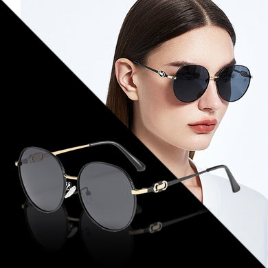 Sunglasses Women Eyewear Outdoor Polarized Sunglasses Men UV400 Metal Oval Frame polarized sunglasses gafas de sol