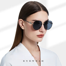 Load image into Gallery viewer, Sunglasses Women Eyewear Outdoor Polarized Sunglasses Men UV400 Metal Oval Frame polarized sunglasses gafas de sol
