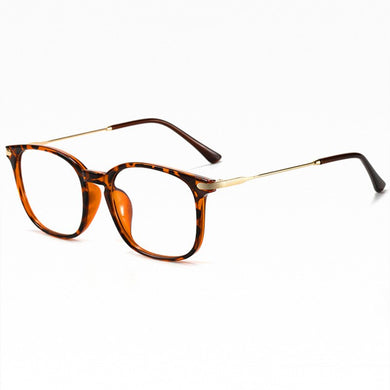 TR90 Anti Blue Light Spectacle Frames Men's Computer Sports Goggles Ladies Lightweight Flexible Myopia Eyewears Metal Legs