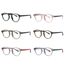 Load image into Gallery viewer, TR90 Color Changing Anti Blue Light Goggles Men&#39;s Simple Spectacle Frames Ladies Retro Comfortable Myopia Eyeglasses