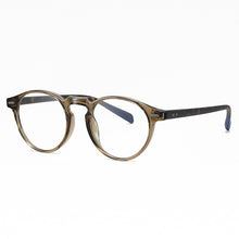 Load image into Gallery viewer, TR90 Color Changing Anti Blue Light Goggles Men&#39;s Simple Spectacle Frames Ladies Retro Comfortable Myopia Eyeglasses