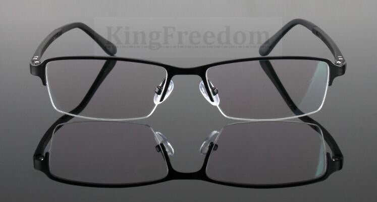 TR90 Eyeglass Frame Half Rim Glasses Titanium Alloy Spectacles Rx able A1506