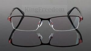 TR90 Eyeglass Frame Half Rim Glasses Titanium Alloy Spectacles Rx able A1506