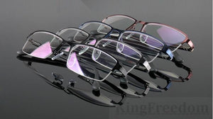 TR90 Eyeglass Frame Half Rim Glasses Titanium Alloy Spectacles Rx able A1506