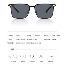Load image into Gallery viewer, TR90 Men&#39;s Sunglasses TAC Polarized Sunshade Glasses Retro Wild Sun Glasses Fishing Driving Eyeglasses  Brand Designer