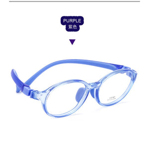 TR90 Silicon Children's Optical Frames Light Flexible Eyeglasses Non Slipping Spectacles Boys Girls Eye Glasses Soft Eyewear