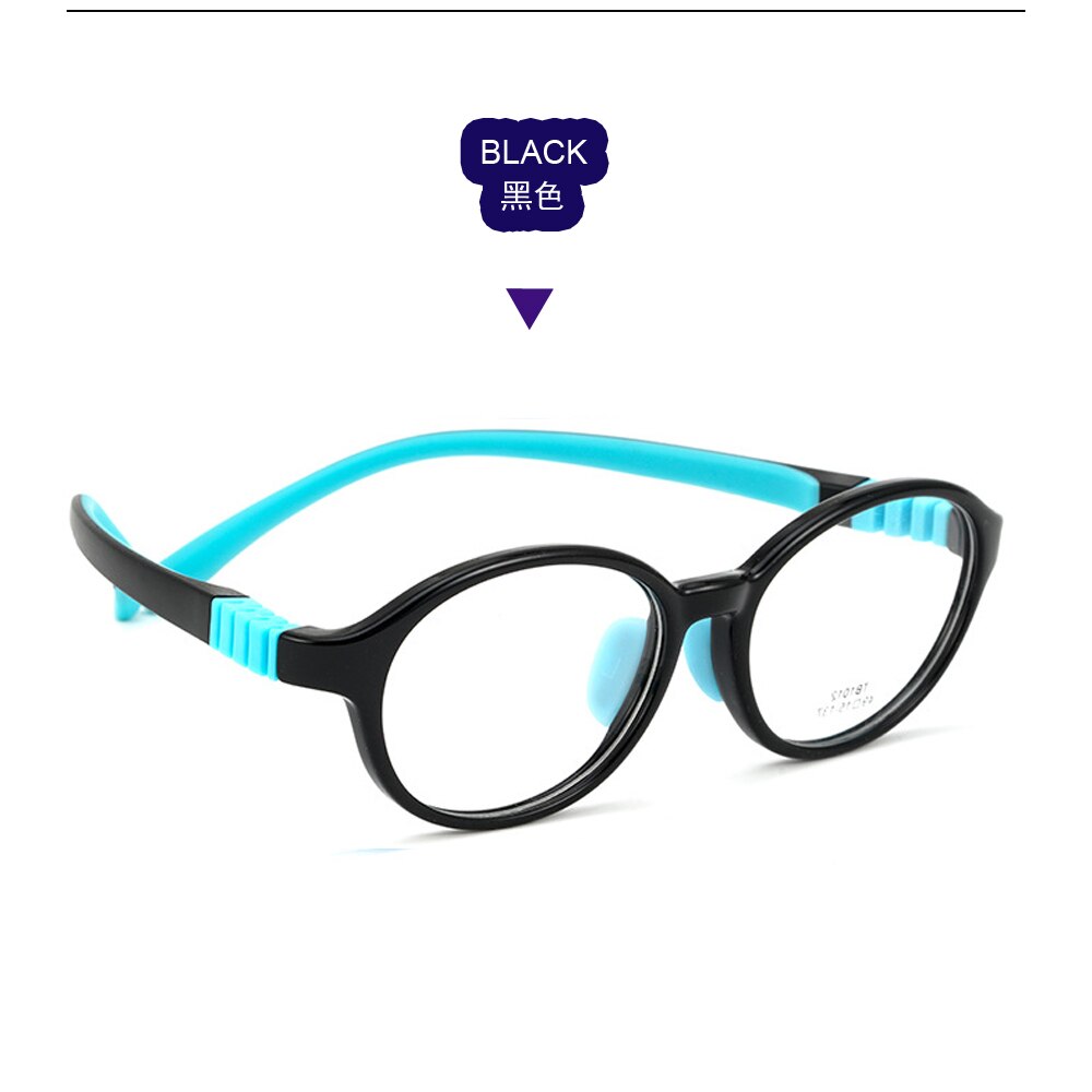 TR90 Silicon Children's Optical Frames Light Flexible Eyeglasses Non Slipping Spectacles Boys Girls Eye Glasses Soft Eyewear