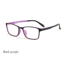 Load image into Gallery viewer, TR90 glasses frame men&#39;s ultralight full frame glasses frame female myopia comfortable square prescription glasses 8870