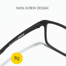 Load image into Gallery viewer, TR90 glasses frame men&#39;s ultralight full frame glasses frame female myopia comfortable square prescription glasses 8870