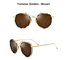 Load image into Gallery viewer, Thom Brand Design Polarized Sunglasses Classic Pilot Anti Glare Men Women Retro Double Beam UV400 Protection Sun Glasses
