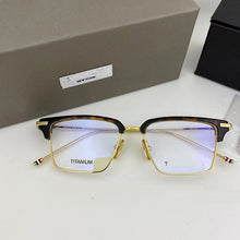 Load image into Gallery viewer, Thom Brand Glasses Frame TBX422 Square Half Frames Pure Titanium Ultra-light Eyeglasses Anti-blue Light Men Women Eyewear